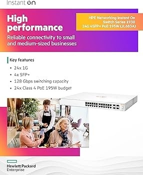 NET HPE Aruba Instant On 1930 24G 4SFP/SFP+ PoE 195W JL683B - Img 3