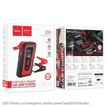 Auto starter Hoco QS3, 10000mAh, 37Wh, 12V - Img 3
