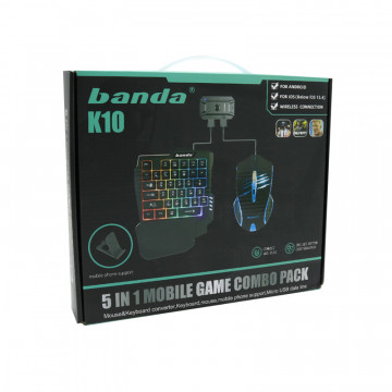 Gejmerski SET BANDA K10 crni - Img 1