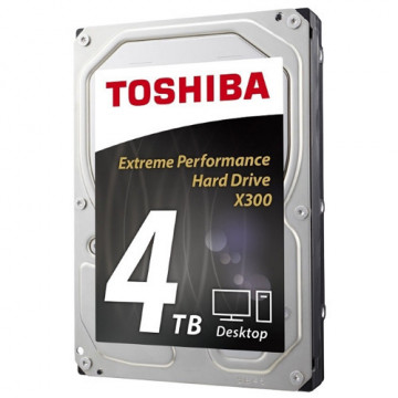 Hard disk HDD 3.5" SATA3 7200 4TB Toshiba X300 HDWE140UZSVA, 128MB - Img 1