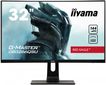 IIYAMA Gaming monitor 31.5 VA zakrivljeni G-MASTER - GB3266QSU-B1 - Img 1