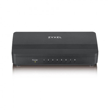 Switch ZYXEL GS-108S (8 x 10/100/1000Mbps, MDI/MDI-X switch) Retail - Img 1