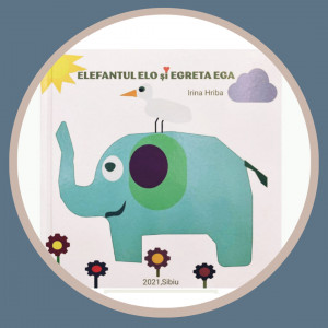 Elefantul ELO și Egreta EGA - carte cu funcție de înregistrare a vocii