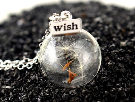 Colier cu sfera din sticla, Wish, COL167 - Img 5