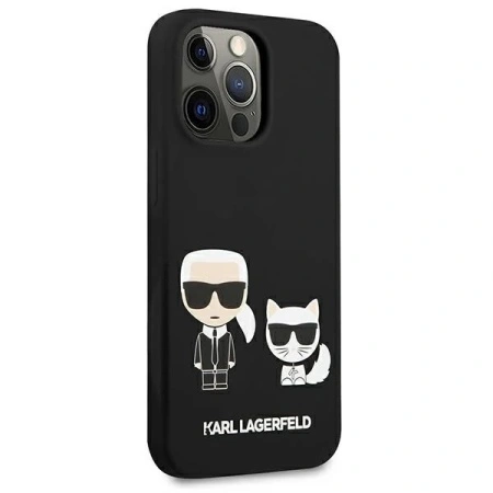 Husa pentru IPHONE 13/13 PRO, LAGERFELD KARL, negru - Img 4