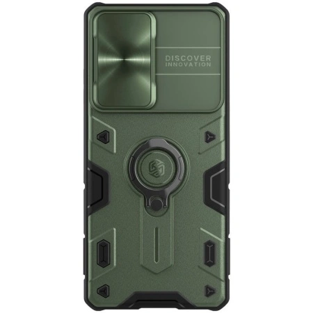 Husa pentru Samsung Galaxy S21 Plus, Husa NillkinCamShield Armor Metal TPU + PC, Verde - Img 3