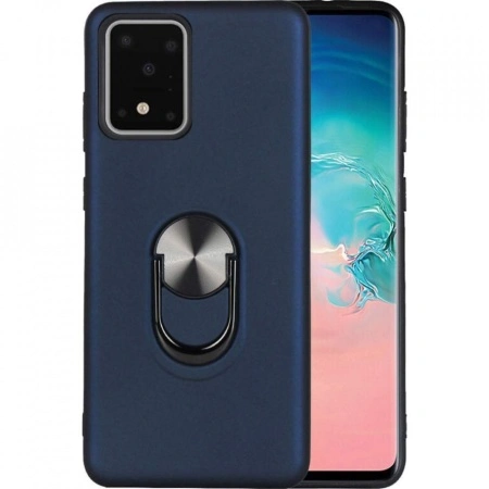 Husa Samsung Galaxy S20 ULTRA Bleumarin Din Policarbonat Premium cu Inel Rotativ - Img 2