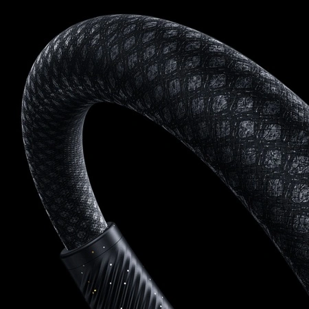 Benks Cable D47 braided - Type C to Type C - PD 100W 1 metre black, MGKABAV1726 - Img 2