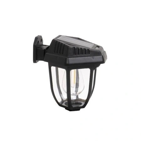 Lampa solara tip felinar 18W Smartix, Acumulator 1200mAh, Senzor 5-8M, Pentru exterior, Suport inclus, Panou solar inclinat, 600 Lumeni, Negru, AD1858 - Img 3