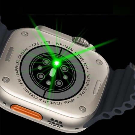 SmartWatch SMARTECH Ultra Plus cu apel Bluetooth, Temperatura corporala, Bataile inimii, Nivel oxigen, Tensiune arteriala, Calorii, Monitorizare somn, PMHOLM3945 - Img 2