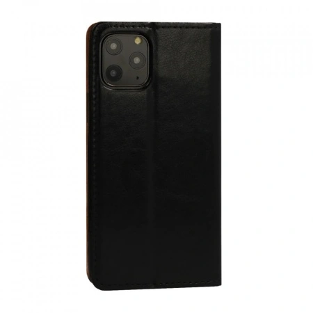 Husa pentru SAMSUNG GALAXY S21, negru, (piele italiana originala) - Img 4