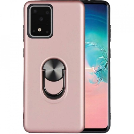 Husa Samsung Galaxy S20 ULTRA Rose Din Policarbonat Premium cu Inel Rotativ - Img 2