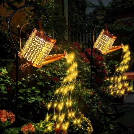 Lumină solară decorativă – Stropitoare cu efect de apă strălucitoare, ideală pentru grădină, TMYE653246 - Img 2