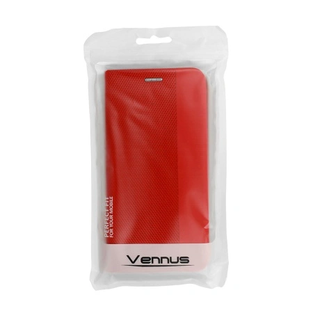 Carcasa tip Carte Vennus SENSITIVE pentru Xiaomi Rosumi 8A rosu - Img 2