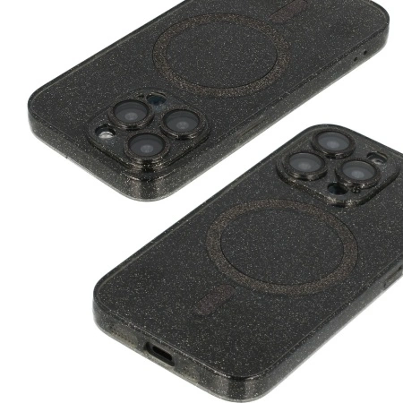 Glitter Magsafe Case for Samsung Galaxy S24 Ultra black clear, POK062768 - Img 4