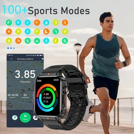SENBONO Ceas smartwatch pentru barbati, PMJY66994 - Img 3