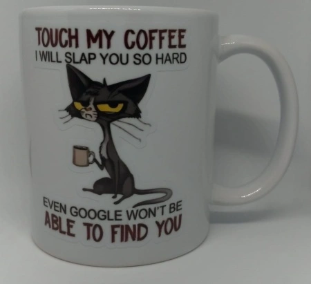 Cana personalizata, Touch my Coffee, MC101 - Img 2