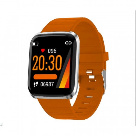Ceas smartwatch ID116 PRO, portocaliu, PMHOLM20323 - Img 2