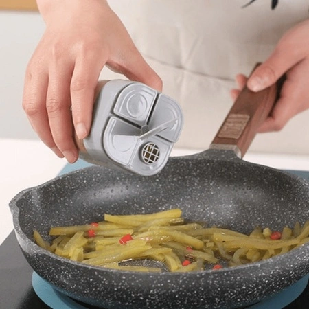 Dozator de condimente, cu 4 compartimente, gri, PMKH229467 - Img 2