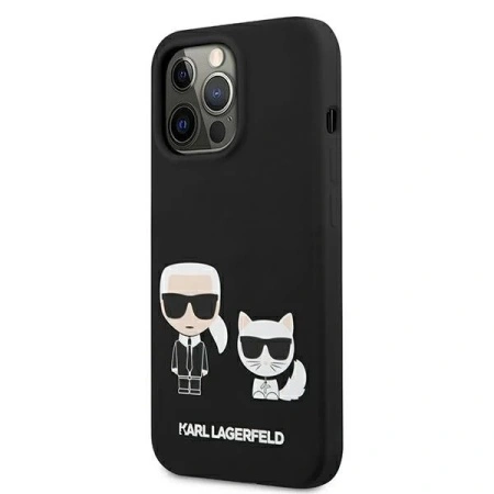 Husa pentru IPHONE 13/13 PRO, LAGERFELD KARL, negru - Img 2