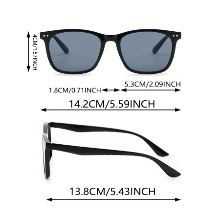 Ochelari de Soare, rame cu model abstract, unisex, TMYE810314 - Img 2