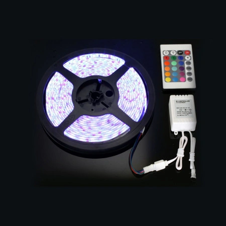 Bandă cu LED RGB - 1 metru. Set complet - Img 2