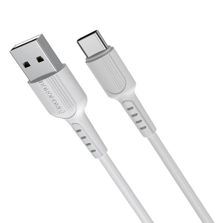 Cablu Borofone BX16 Easy - USB la Tip C - 3A, 1 metru, alb, MGKABAV1291 - Img 4