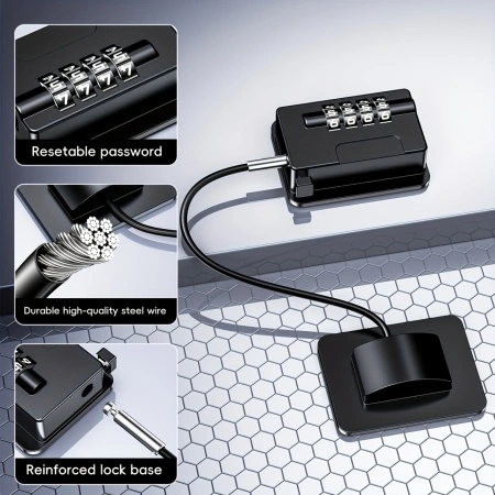 Blocator de Ușă cu Cod – Pentru Frigider, Dulap sau Sertar, Protecție Bebe, TMRL427075 - Img 3