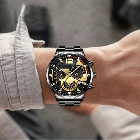 Ceas Barbatesc, Quartz Geneva, GEN310 - Img 2