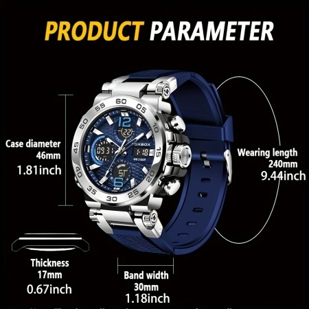 Ceas quartz sport pentru barbati, PMEP29308 - Img 2
