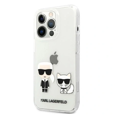 Husa pentru IPHONE 13/13 PRO, LAGERFELD KARL, transparent - Img 3