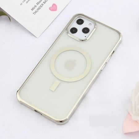 Husa Magsafe pentru Apple iPhone 12, cu protectie la camera, transparenta IP12-002 - Img 4