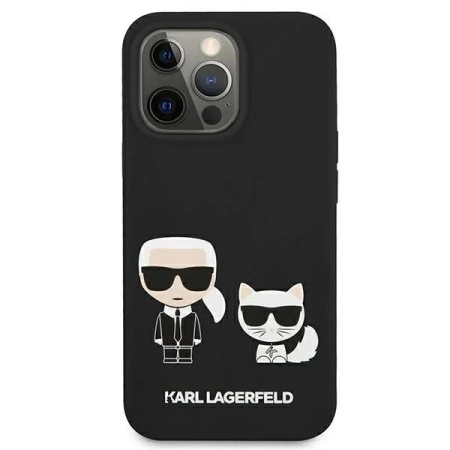 Husa pentru IPHONE 13/13 PRO, LAGERFELD KARL, negru - Img 3