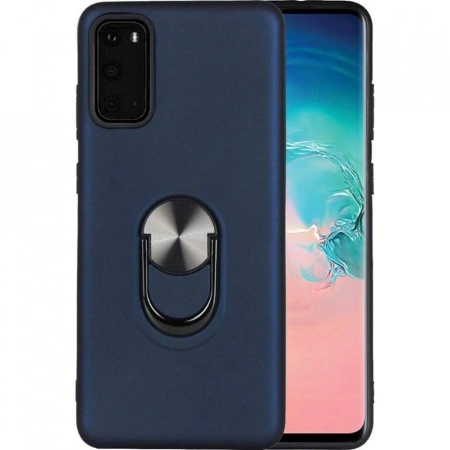 Husa Samsung Galaxy S20 PLUS Bleumarin Din Policarbonat Premium cu Inel Rotativ - Img 2