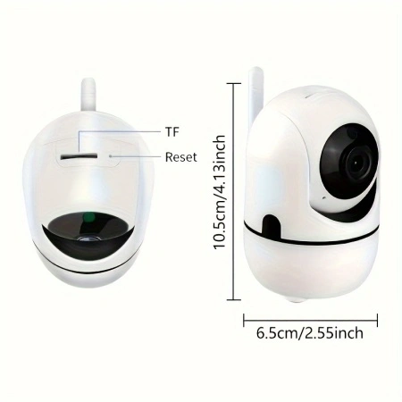 Camera de securitate WiFi fara fir cu viziune nocturna si audio bidirectional, PMYJ268666 - Img 4