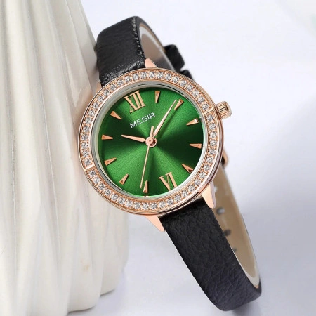 Ceas de dama, Megir, Verde, MEG006-V1 - Img 2