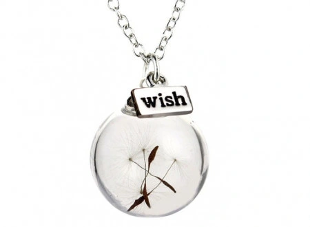 Colier cu sfera din sticla, Wish, COL167 - Img 3