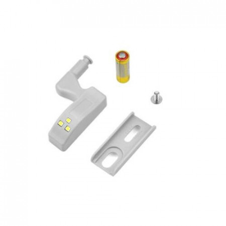 Lampa cu balamale 3 led pentru dulap, PM015673 - Img 2