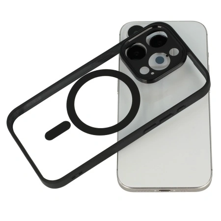 Acrylic Color Magsafe Case for Samsung Galaxy S24 Ultra black, POK060323 - Img 3