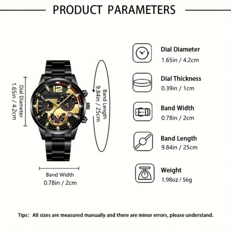 Ceas Barbatesc, Quartz Geneva, GEN310 - Img 3