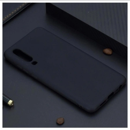 Husa Huawei Mate P30 Neagra din Silicon Premium Ultra Soft - Img 2