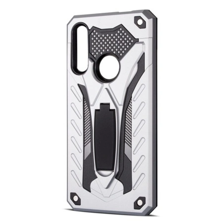 Husa Huawei P40 LITE E | Y7p - Military Defender Antisoc cu Suport Wide - Silver - Img 2
