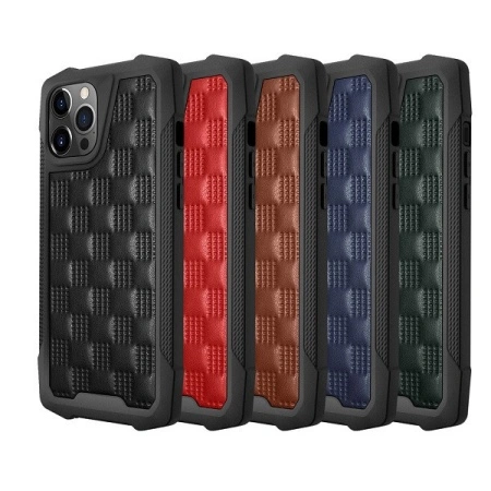 Husa pentru Apple iPhone 12, cu protectie ridicata, Fashion, rezistenta la socuri, negru - Img 4