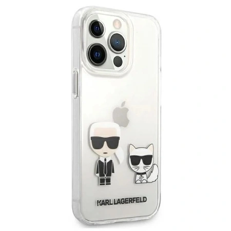 Husa pentru IPHONE 13/13 PRO, LAGERFELD KARL, transparent - Img 4
