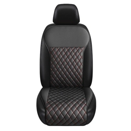 Husă pentru scaun auto față din piele ecologică – 130x50 cm, model elegant, TMDW706296 - Img 5
