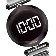 Ceas Dama Fashion Touch Screen Digital, Argintiu, LD093-V1 - Img 4