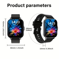 Ceas Smartwatch pentru barbati si femei, PMTX56450-NEGRU
