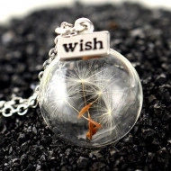 Colier cu sfera din sticla, Wish, COL167 - Img 5