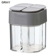 Dozator de condimente, cu 4 compartimente, gri, PMKH229467 - Img 4