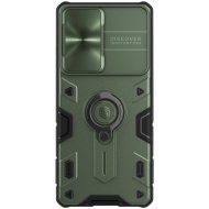 Husa pentru Samsung Galaxy S21 Plus, Husa NillkinCamShield Armor Metal TPU + PC, Verde